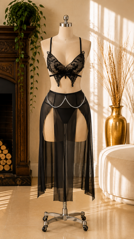 لباس خواب فانتزی پروانه لاوین کد 4163