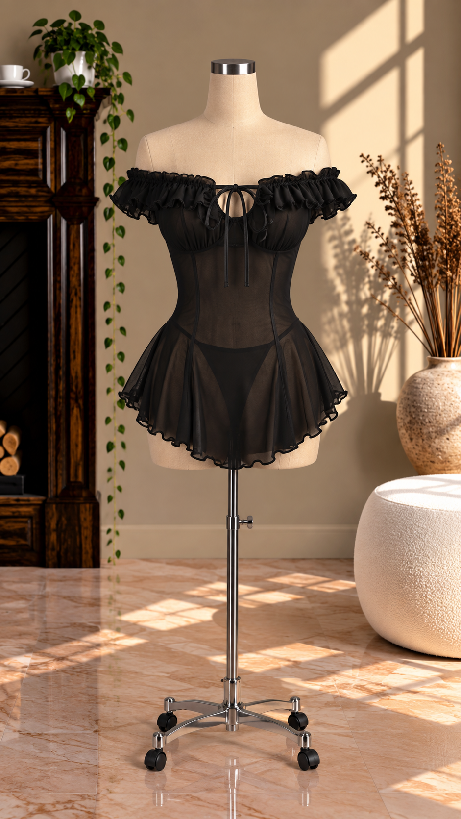 لباس خواب فانتزی زنانه کد 9079